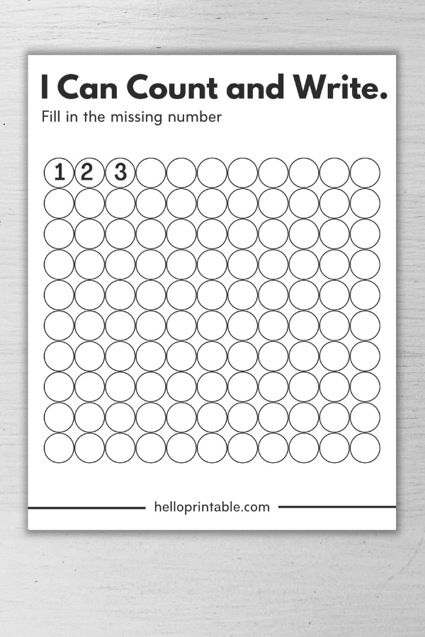 Ways To Write A Number Worksheet