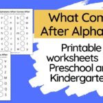 Image shows before and after alphabets practice worksheets