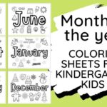 Months of the year coloring pages
