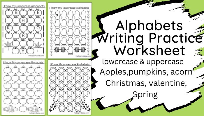 Alphabets Practice worksheets