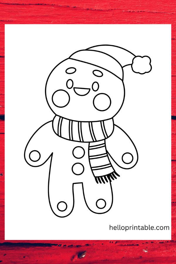 Winter themed coloring page or craft activity template  for kindergarten and preschool kids - School projects 
