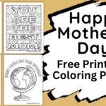 Happy mother's day free coloring pages for kids