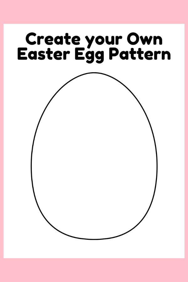 Create your own Easter egg pattern 