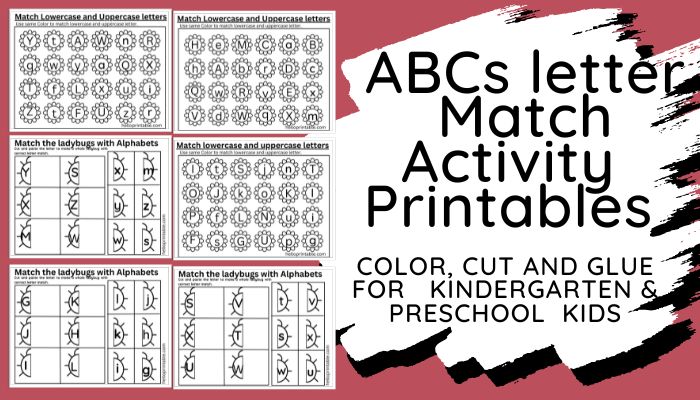 Alphabet Matching Activity for Preschool
