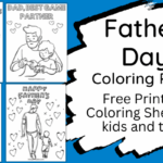 Father's Day free printable Coloring pages
