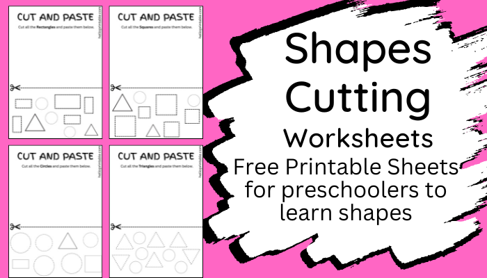 Free Shapes Cutting Printables