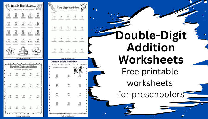 Easy Double‑Digit Addition Practice Sheets for Early Learners