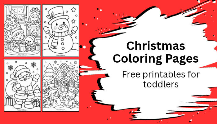 Free Printable Christmas Coloring Pages for Kids